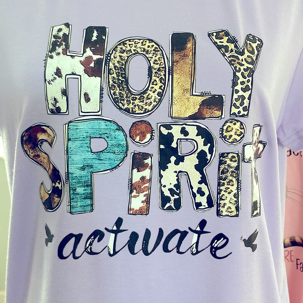 Holy Spirit Activate Graphic Tee - Picture 2 of 9